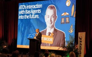 Grant Brodie presenting